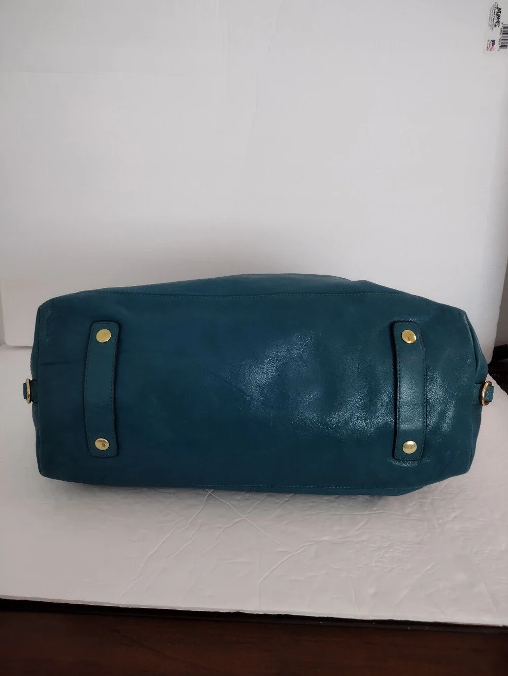 Vintage Y2K Coach Madison Sabrina Satchel Bag And Wallet Set Teal 12949 Rare